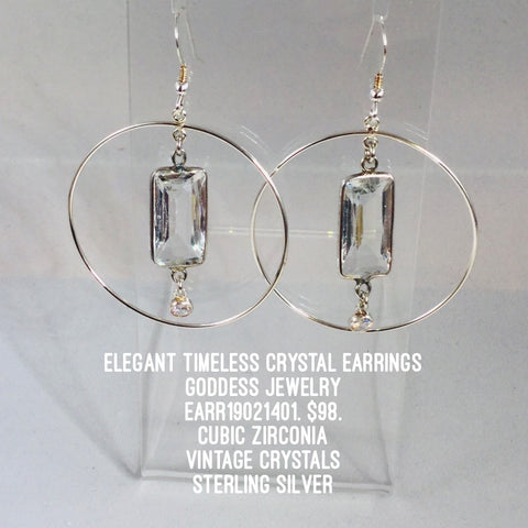 Elegant Timeless Crystal Earrings